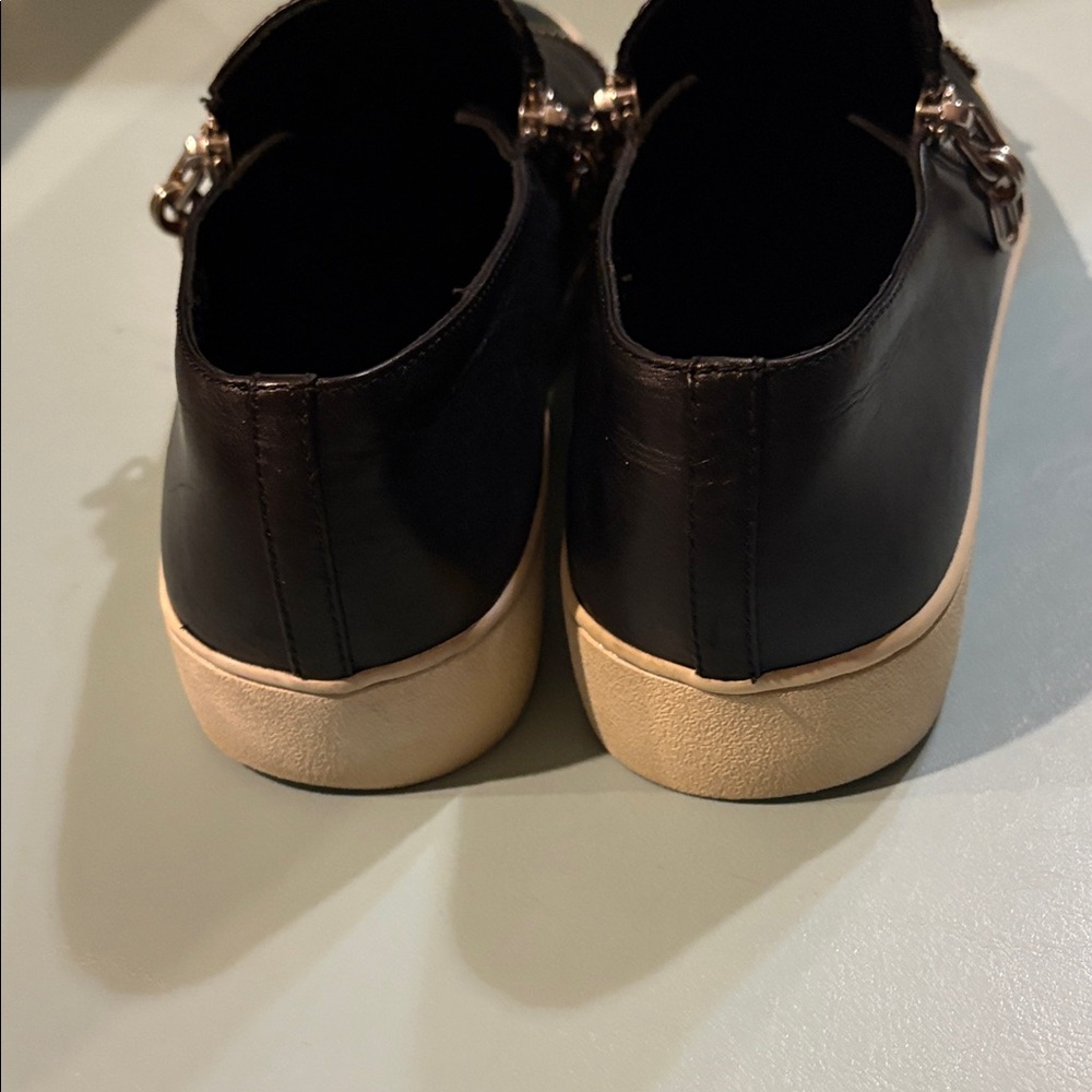 EUC Michael Kors Black and Cream WOMEN’s Loafers, 7.5 - Picture 5 of 8